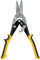 TOUGH MASTER Aviation Snips 10 250mm Cr-V Steel Cutting Shears Perfect for Cutting Aluminum and Metal Sheets Heavy Duty Aviation Tin Snips with Non-Slip Wear-Resistant TPR Handle (Straight Cut)
