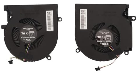 Laptop-Lüfter, 4-poliger Ersatzlüfter für Omen 15 EK TPN Q236 (CPU+GPU Kühlung) - Lüfter Kühler Radiator M04216 001 ND8CC02 19j22 19j23 M04215 001 ND8CC03 19C23