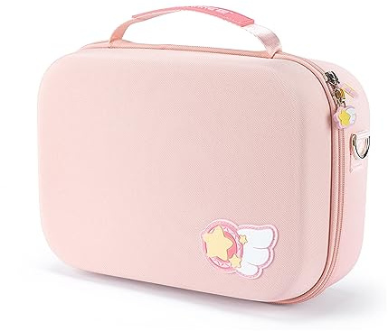 GeekShare Switch Carrying Case Large Travel Case for Switch/OLED with 16 Game-Card Slots for Switch Console, Pro Controller, Dock and Accessories - Star Wings Series