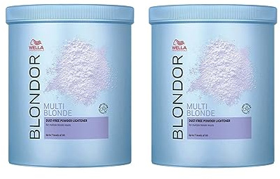 2er Wella Professionals Blondor Multi Blonde Pulver für Haarfarbe, 800g