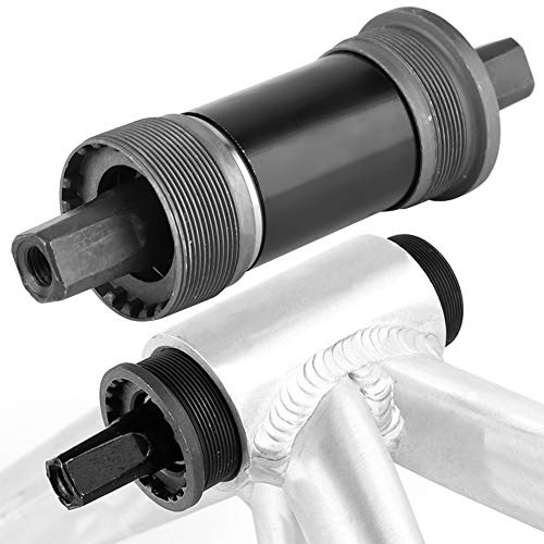 EVGATSAUTO Tretlager, Vierkant-Tretlager, Fahrrad-Tretlager mit Vierkantlochachse, Fahrradteile für Vierkant-Spindelkurbel