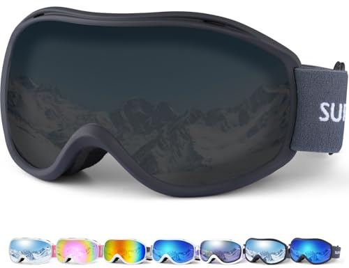 Supertrip Occhiali da sci per uomo donna occhiali da sci anti-appannamento protezione UV neve snowboard occhiali per adulti giovani