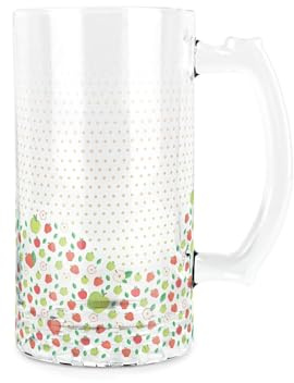 Purely Home Vaso de sidra con diseño de manzana Somerset, 450 ml, con asa
