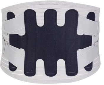 Rückenstützgürtel, Bequeme Rückenbandage für Herren und Damen mit Lendenpolster zur unteren Rücken,LWS, Atmungsaktive Rückengurt für Arbeit und Sports B,XXL