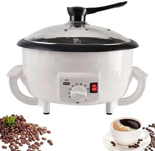 COYEUX Máquina tostadora de Granos de café eléctrica de 1200 W, máquina tostadora de café doméstica, Temperatura Ajustable de 0-240 ℃, para Tostador de maní/nueces/Frijoles