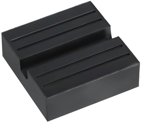 Gummiauflage Wagenheber Universal Auto Wagenheber Gummiauflage mit Rillen Unterstellbock Gummiblock Gummiauflage Jack Pads Wagenheber Auflage Gummipuffer für Wagenheber und Hebebühnen