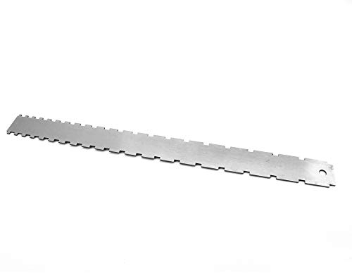 Solinder Gitarre gekerbte Lineale Gitarrenhals Lineal mit Einkerbung Griffbrett Lineal mit Einkerbung Reparaturwerkzeug Edelstahl-Lineale mit Einkerbung Gitarrenzubehör