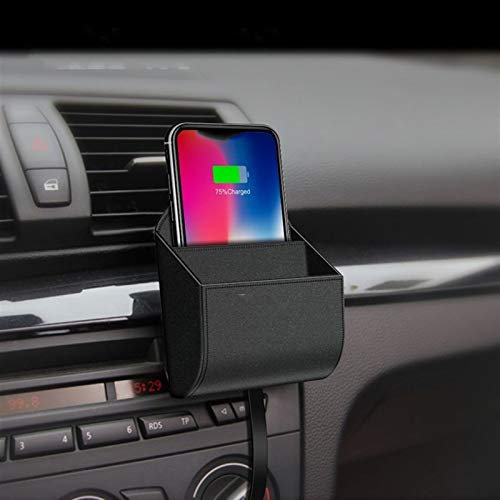 Szwaldaper QI Car Wireless Charger, for, F10 F11 F30 F32 F15 F16 Hangable Replenisher Charging Box Pad Stand Air Vent Phone Holder Interior Wireless Charger