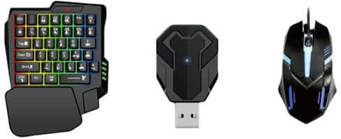Bamberg NEW M1-Mini Keyboard & Mouse Converter V 5.2 Gaming Mouse & Keyboard Adapter Converter Automatic Pressing