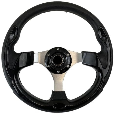Sportlenkrad,Lenkrad Auto Universal Racing Car Racing Lenkräder PU 13 Zoll 320 mm Sport Lenkrad(A)