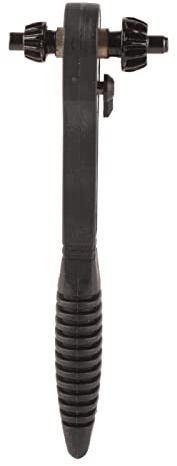 2 in 1 a cricchetto a canotta a cricchetto a cricchetto di grado professionale strumento durevole in acciaio design anti -slip per esercizi elettrici utensili elettrici Black 12,7