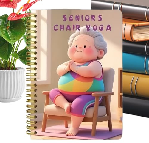 Grafico del fitness, Pianificatore di esercizi per anziani, Allenamento per l'equilibrio da seduti, Pose illustrate per il miglioramento quotidiano della salute, Guida all'allenamento a casa per uomin