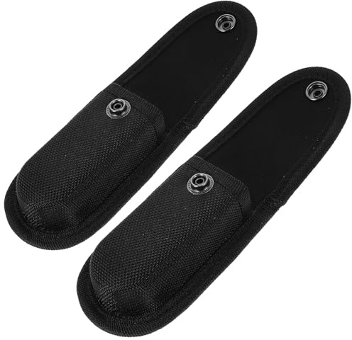 HOLIDYOYO Custodia in Nylon per Coltello Passante Cintura, 2 Pezzi | Nero, Resistente All'olio e Protegge da Urti e Ammaccature, Accesso Rapido per Uso Quotidiano