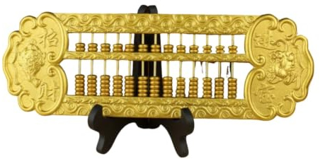 FytStycale Boulier Chinois Miniature Boulier avec Support Compact Décoratif pour Salon