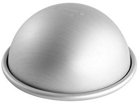 Fat Daddio's 5 Inch x 2.5 Inch Deep Aluminum Hemisphere Pan