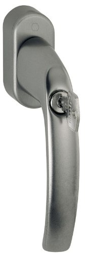 HOPPE Fenstergriff duraplus Atlanta in Aluminium stahl /abschliessbar/ (Secu100® + Secustik®)