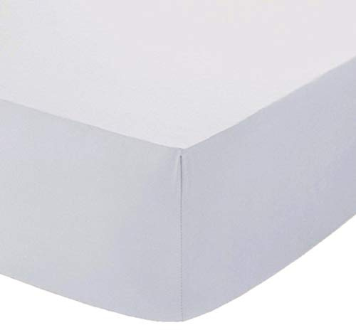 Comfy Nights Plain Dyed PolyCotton Fitted Sheet Or Pillow Pair, Single - White