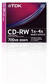 TDK CD-RW AUDIO - 80min CD-RW for Audio Recorders