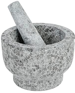 axentia Granito Mortero Colores, en Granito – Mortero con Mano de mortero para Especias (en Pesado de Acabado, tamaño: 15 x 15 x 11 cm