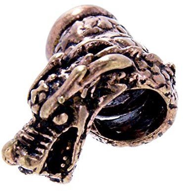 Dragon Barbe perle Locke perle en bronze, 5 mm Diamètre intérieur