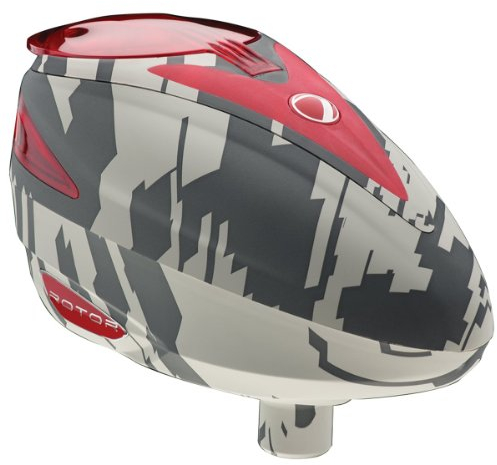 Dye Erwachsene Paintball Loader Rotor Markiererzubehör, Beige/Grün/Rot, One Size