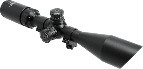 Walther Zielfernrohr ZF 3-9 x 44, Ø 44 mm Objektiv, Fernrohr für Luftgewehre, unbeleuchtet, inkl. Montageringe