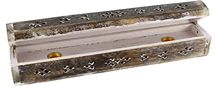 Budawi® Räucherstäbchenhalter Halter aus Holz für Räucherstäbchen & Räucherkegel