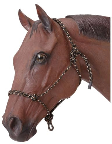 Tough1 Poly Rope Halter - Black