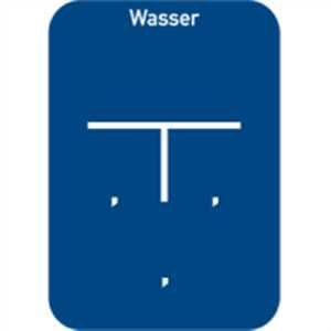 Schild Hinweisschild Wasser Alu 2 mm, 20 x 14cm