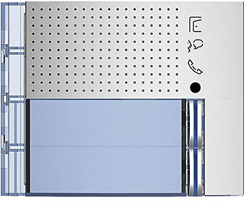 BTICINO 351121 Frontale Sfera 2 Pulsanti Porter per Modulo Fonico, Allmetal Alluminio Anodizzato, IK07, Compatibile Sfera 2 Fili, 114x91x10 mm, Installazione Modulare, per Citofono/Videocitofono