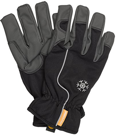 Fiskars Guantes de invierno, Tamaño 10, Negro/Naranja, 1015447