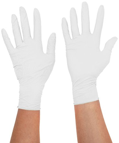 SHIELD HEA00947 Powder-Free Gloves, Vinyl, Small, Clear (Pack of 100)