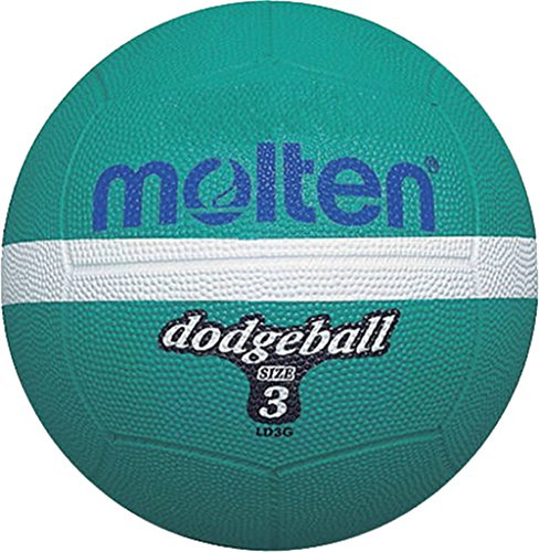 Molten Dodgeball in Gomma Verde (Verde - Taglia 3), Taglia Unica