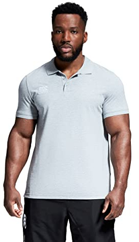 Canterbury Homme Polo en Coton Waimac | Chemise de Rugby | Décontracté Chemise Polo