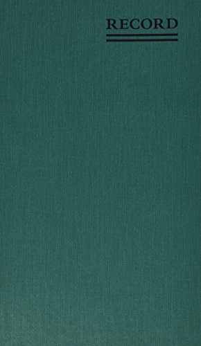 Marca Nacional libro de registro de serie, Verde Esmeralda, 12,25 x 7,25 500 páginas (56151)