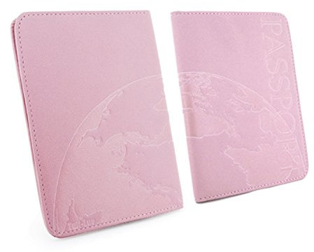 TUFF LUV Nappaleder Reisepasshülle Tasche - Rosa