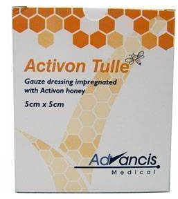 Activon Manuka Tulle Gauze Bandages 5x5cm - 5 pieces