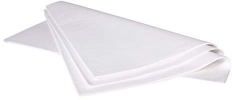 Clairefontaine 393601C - Une Rame De Papier De Soie Blanc - 480 feuilles - Format : 50x75cm - 18g - Couleur : Blanc - Emballage Cadeau, Décoration, Loisirs Créatifs, Emballage Fleurs, DIY