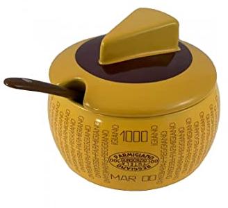 PARMIGIANO REGGIANO Formaggiera classica in ceramica con cucchiaino