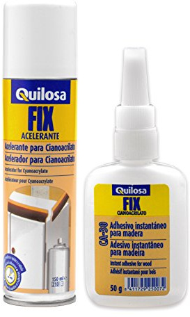 Quilosa T025031 Adhesivo instantáneo Kit Fix Ca-30+Acelerante