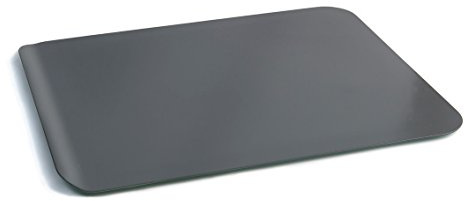 Jamie Oliver Antihaft Backplatte JB1015 randfreies, Flaches Backblech aus Karbonstahl. Perfekt für Kekse geeignet. Maße: 35 x 27 x 1 cm. Anthrazit, Harborblue