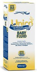 Bagno Doccia Gel Per Bambini Emolliente Con Dispenser Unico Baby Fluid 500 Ml