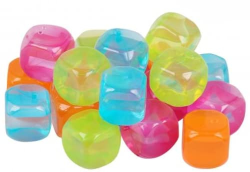Pack of 20 reusable ice cubes - multicoloured - kitchen utensils