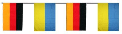 Flaggenfritze® Freundschaftskette Deutschland - Ukraine