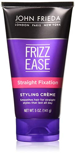 John Frieda Frizz Ease Straight Fixation Styling Creme, 142 ml (3 Stück)