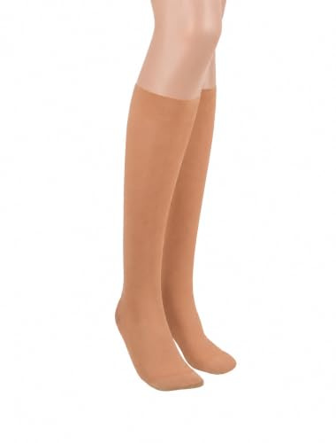 ASSISTICA Kompressionsstrümpfe Klasse 2, 23-32 mmHg, 158-170 cm/M, Beige | KKL II, Kniestrümpfe, mit geschlossener Spitze, für Damen & Herren, medizinische Stützstrümpfe bei Krampfadern
