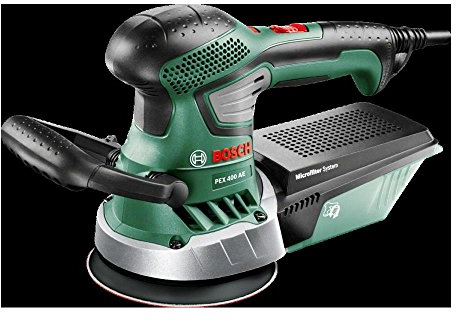 Exzenterschleifer PEX 400 AE mit Soft- Schleifplatte u. Schleifblattset 25-tlg.