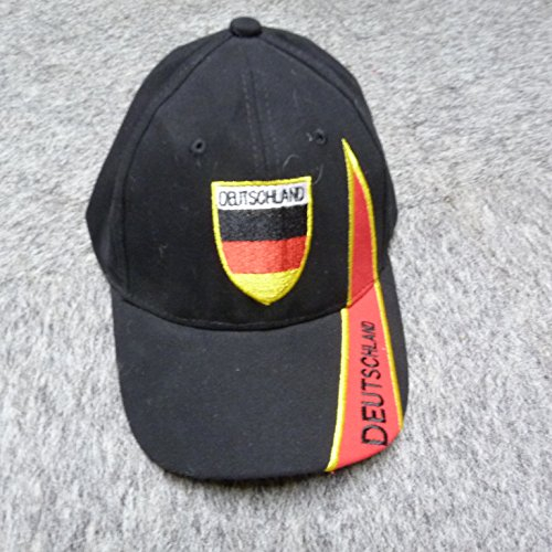 Yantec Basecap Deutschland Schwarz Cap