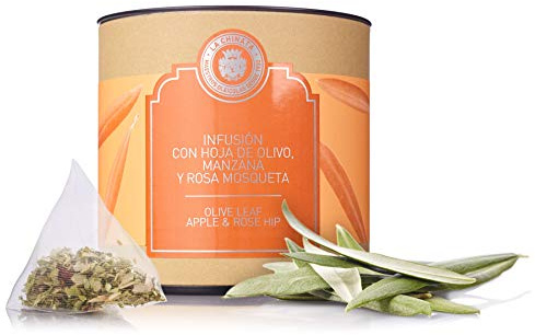 Infusión Hoja Olivo 'Manzana & Rosa Mosqueta' - La Chinata