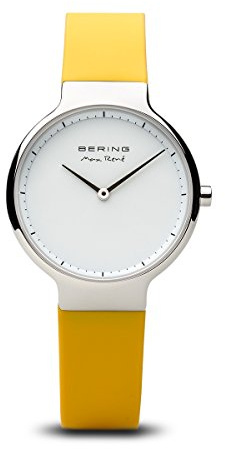 Bering Damen Quarz Uhr | Armbanduhr 31 mm Edelstahlgehäuse und Zifferblatt | Milanaisearmband | Saphierglas | 5 ATM | 15531